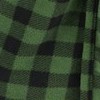 plaid black & green
