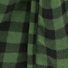 plaid black & green