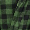 plaid black & green