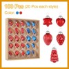 Unique Bargains Glass Decorative Hanging Tree Ornament Balls 1"-1.5" 100 Pcs - 3 of 4