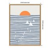 Amanti Art Three White Sails by Little Dean Framed Canvas Wall Art - 3 of 4
