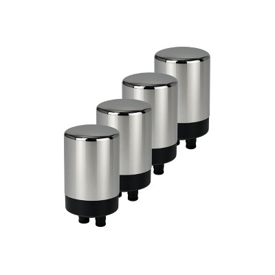 Nispira Water Filter Replacement For Brita Basic Complete Faucet Filtration Systems 36311 36312 FR-200 FF-100 Polished Chrome Silver, Pack of 4