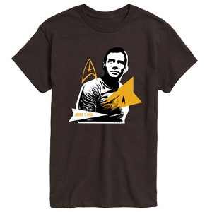 Men's - Star Trek - Retro Kirk Short Sleeve Graphic T-Shirt - 1 of 4