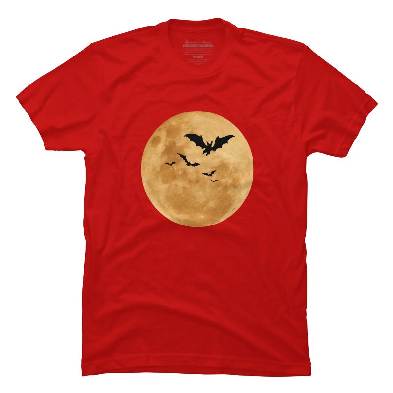 Men's Design By Humans Halloween - Moon By MonkeyStore T-Shirt, 1 of 5