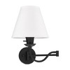 Livex Lighting Ridgedale 1 - Light Wall Light in  Black - 2 of 4