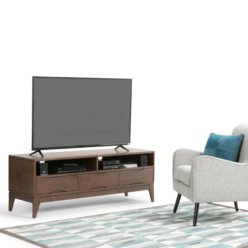 Pearson Solid Hardwood TV Stand for TVs up to 65" - WyndenHall, 3 of 11