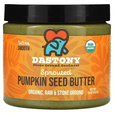 Dastony Organic Sprouted Pumpkin Seed Butter, Ultra Smooth, 16 oz (454 g)