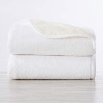 Great Bay Home Cotton Two-Toned Reversible Quick-Dry Towel Set
