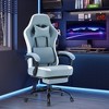 JIONJOY Ergonomic Gaming Chair with Footrest - High Back Lumbar Support, Adjustable Recline& Height, Swivel Computer Desk Chair - 2 of 4