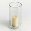 Plum & Post Gabriel Hurricane Large - Tapered Clear Glass Candle Holder - 2 of 4