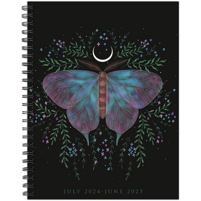 Willow Creek Press Mystic Butterfly Academic July 2024 - June 2025 6.5"x8.5" Softcover Planner: Weekly Spiral Calendar
