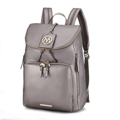 MKF Collection Angela vegan Leather Large Travel Backpack by Mia K