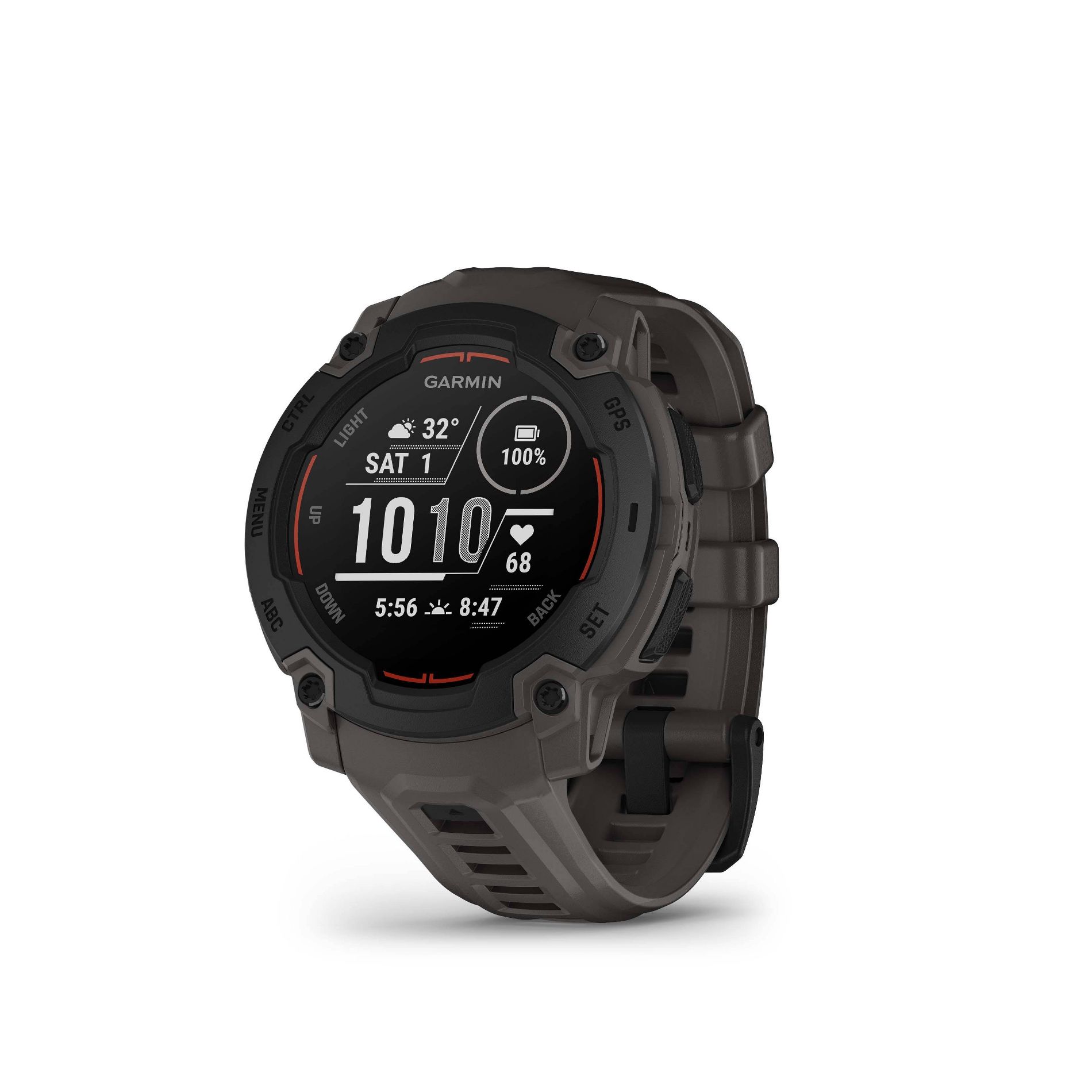 Garmin Instinct E 45mm Black Smartwatch with Charcoal Band