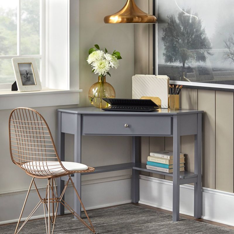 Medford Corner Desk with Drawer - Buylateral, 3 of 9