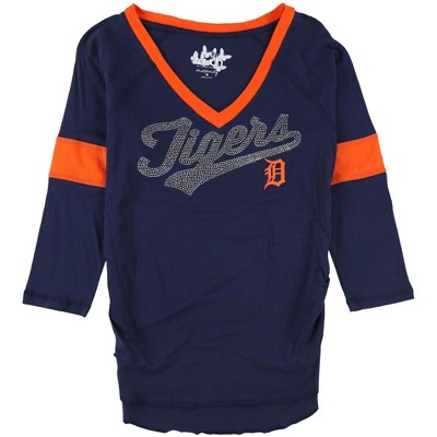 Touch by G-III Womens Detroit Tigers Embellished T-Shirt