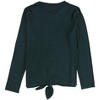 I.N.C International Concepts Womens Tie-front Pullover Blouse, Green, Small - 2 of 2