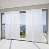 VEVOR Sheer Curtains, 84 inches Long, 2 Panels Set Sheer White Curtains, Each 52" W x 84" L, Dual Rod Pocket Installation, 100% Polyester ,White - 2 of 4