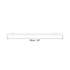 Unique Bargains PVC Poster Hanger Rail Poster Strip Bar with Clip for Poster Map 4 Sets - 2 of 4