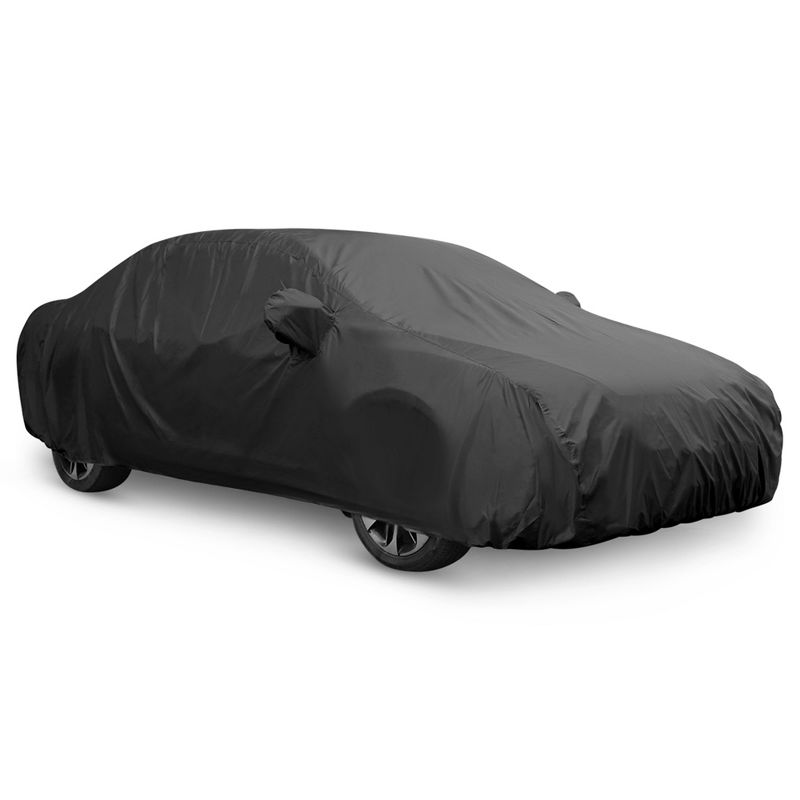 Unique Bargains Breathable Snowproof Waterproof Car Cover w Mirror Pocket, 1 of 11