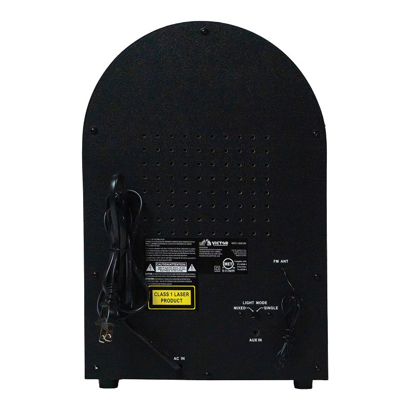 Victor® Broadway Desktop Jukebox with CD Player, Bluetooth®, and FM Radio, VDTJ-1500-BK, 4 of 8