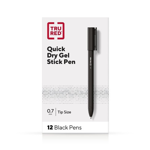 TRU RED Retractable Quick Dry Gel Pens Fine Point 0.5mm Asst