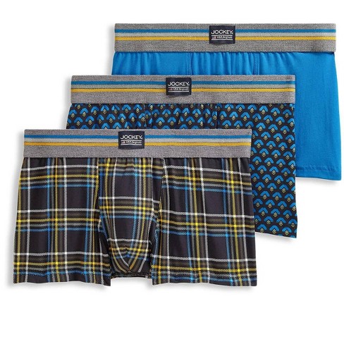 Jockey Mens Cotton Low Rise Stretch No Ride Boxer Brief 3-Pack : :  Clothing, Shoes & Accessories