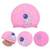 Unique Bargains Kid's Silicone Astronauts Swim Cap 1 Pc - 3 of 4