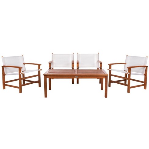 Mardin Patio Outdoor Dining Set - Natural/Beige - Safavieh - image 1 of 4