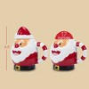 100 North Santa Vintage White 19 ounce Dolomite Ceramic Christmas Holiday Festive Coffee Tea Cup Mugs For Your Favorite Morning Brew Pack of 2 - 2 of 4