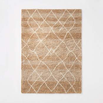 Moroccan Wool Shag Rug Brown - Threshold™ designed with Studio McGee
