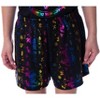 Harry Potter Girls' Hogwarts Rainbow Hologram Shirt and Shorts Pajama Set Black - 4 of 4