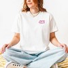Simply Sage Market Embroidered New York Stars Garment Dyed Tee - 3 of 4