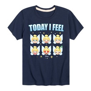 Boys' - Disney - Today I Feel Tinkerbell Design Short Sleeve Graphic T-Shirt - 1 of 4