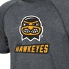 NCAA Iowa Hawkeyes Boys' Gray Poly T-Shirt - 3 of 3