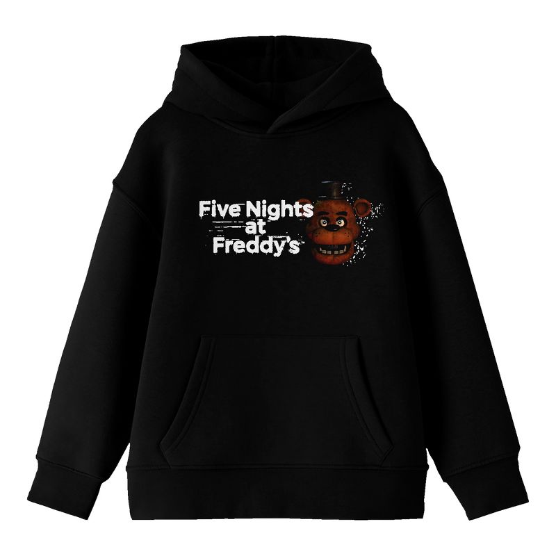 Five Nights At Freddy's Youth Black Graphic Hoodie, 1 of 3