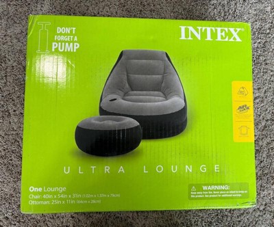 Intex ultra lounge chair and ottoman hot sale