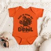 SmileyWorld This Is How We Bowl Turkey - Baby Short Sleeve Graphic Bodysuit - 3 of 4