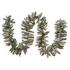 Kurt Adler 9 Foot Pre-Lit Warm White LED Snow Pine Garland - 3 of 4