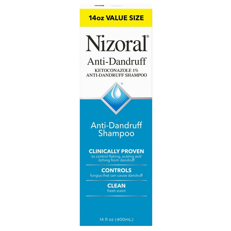 Nizoral Anti Dandruff Shampoo with 1% Ketoconazole, Clean Fresh Scent, 1 of 10