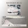 Machine Washable Runner Rugs 2x6 Modern Abstract Hallway Rugs with Non-Slip Backing, Foldable Thin Floor Cover, Stain-Resistant Contemporary Carpet - 4 of 4