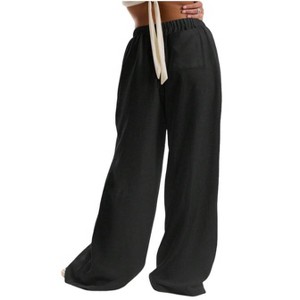Clearlove Womens Linen Pants Wide Leg Loose Cotton Swimsuit Coverups Summer Pants Beach Vacation Outfits - 1 of 4