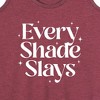 Women's - Instant Message - Every Shade Slays Graphic Racerback Tank - 2 of 4