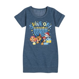 - Paw Patrol - Shine On Graphic Short Sleeve Fleece Dress - 1 of 4