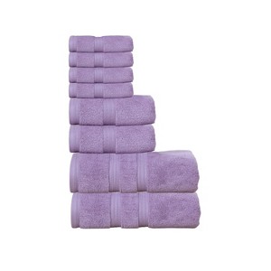 Home Weavers Elegance Essentials 550GSM 100% Cotton Zero Twist Super Absorbent Bath Towel Set - 1 of 4