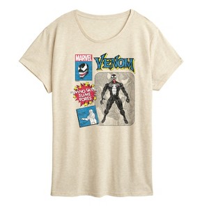 Women's - Marvel - Venom Action Figure Short Sleeve Graphic T-Shirt - 1 of 4