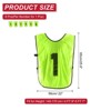Unique Bargains Team Sports Reversible Numbered Soccer Training Vest 6 Pcs - 2 of 4