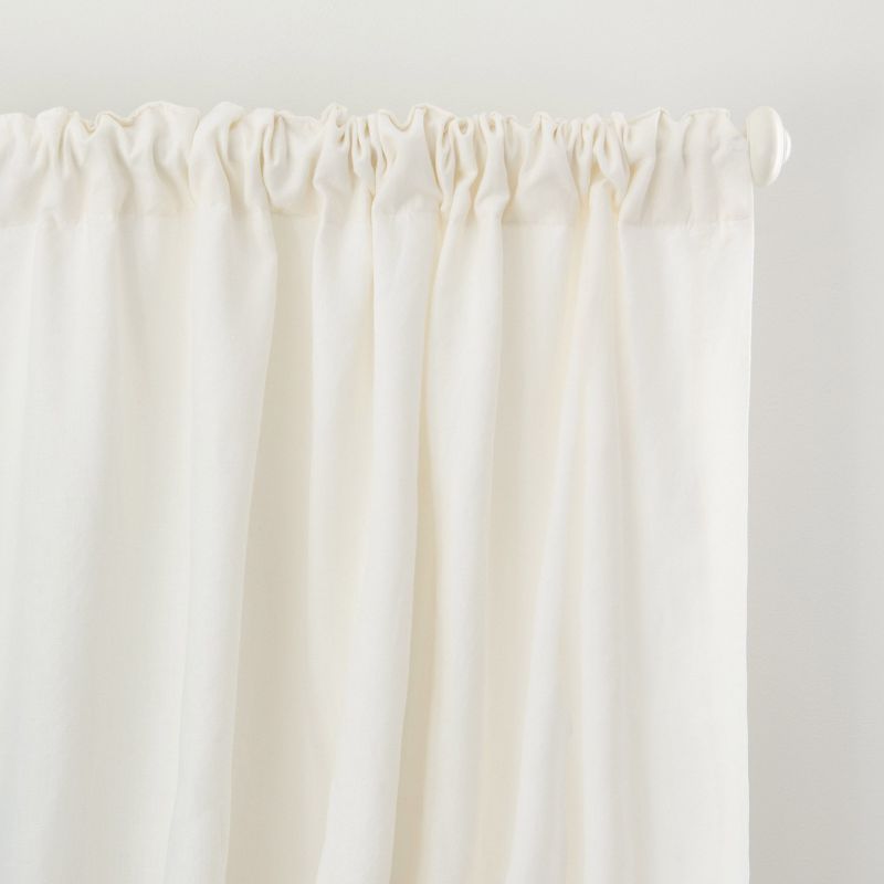 100% French Linen Window Curtain Set | BOKSER HOME, 3 of 9