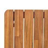 Sapphtopaz Patio Outdoor Table Patio Dining Table Acacia Wood Outdoor Dining Table Picnic Table for Garden, Lawn, Patio - 2 of 4