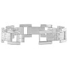 Pompeii3 Men's Steel 17.5mm Wide Link Flexible 8.5" Bracelet - 2 of 3