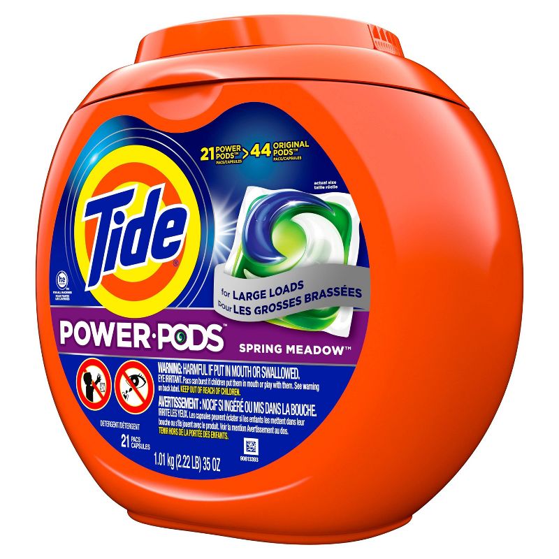 Tide Spring Meadow Hygienic Clean Heavy Duty Power Pods Laundry Detergent Soap Pacs, 5 of 15